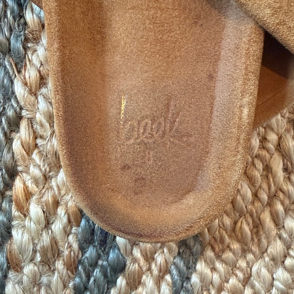 beek Suede Cross-Band Slide Sandals in Tan Suede - Picture 3 of 5